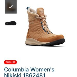 Columbia Women’s Nikiski boot size 9.5